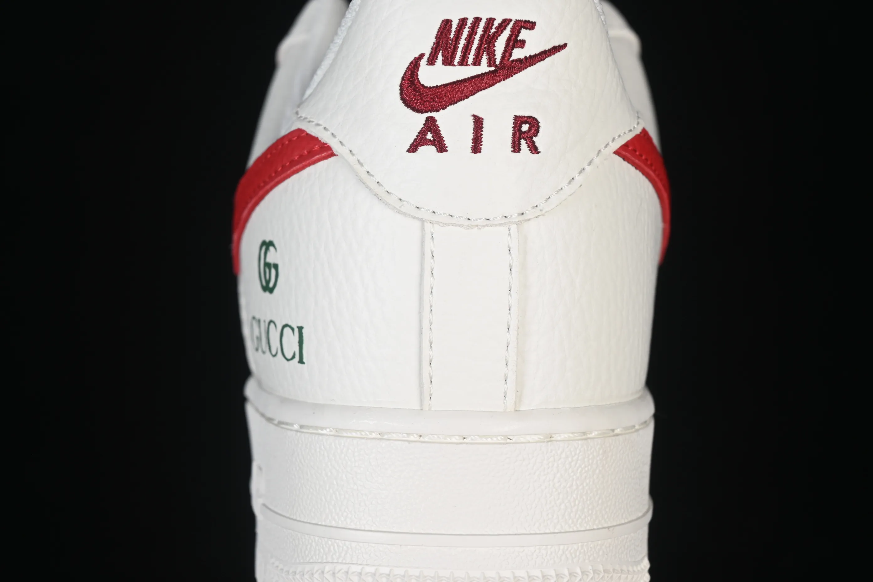 All categories Nk Air Force 1 Air Force series Nk Air Force 1 Low Air Force low-top Nike Air Force 1'07 Low Gucci co-branded white red green Air Force 1 low-top casual sneakers XY9025-015